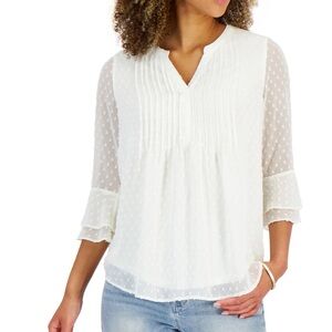 Chartet club Women's White Blouse